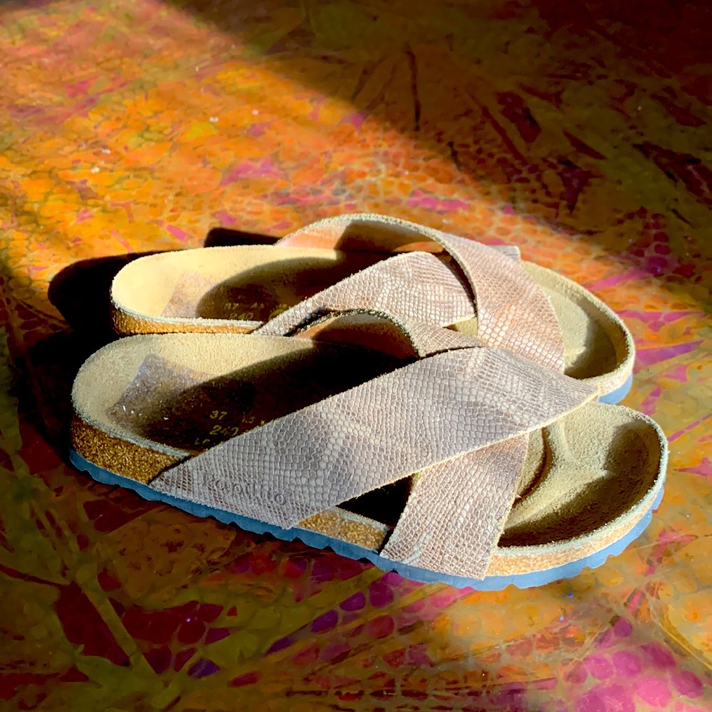 NWOT BIRKENSTOCK WOMEN'S PAPILLIO DAYTONA PYTHON size 37